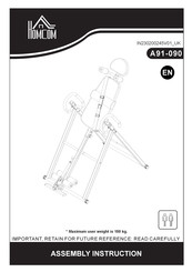 HOMCOM A91-090 Instructions D'assemblage