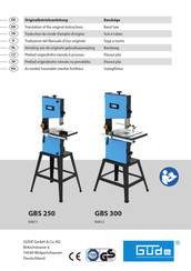 Güde GBS 300 Traduction Du Mode D'emploi D'origine