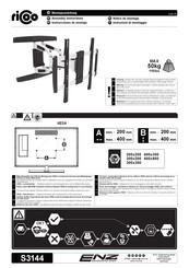 E.N.Z. Engineering ricoo S3144 Notice De Montage