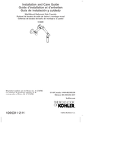 Kohler K-6228 Guide D'installation Et D'entretien