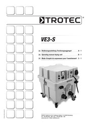 Trotec VE3-S Mode D'emploi