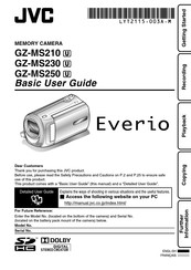 JVC Everio GZ-MS250U Guide De L'utilisateur
