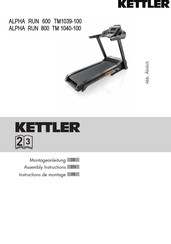 Kettler TM1040-100 Instructions De Montage