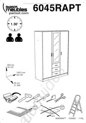 Parisot Meubles 6045RAPT Instructions D'assemblage