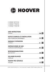Candy Hoover HOAZ 3373 IN Notice D'emploi Et D'installation