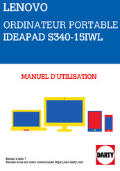 Lenovo S340-15IWL Guide De Configuration