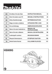 Makita HS009GT201 Manuel D'instructions