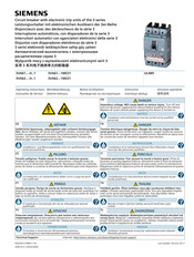 Siemens 3VA61 1MS31 Serie Notice D'utilisation