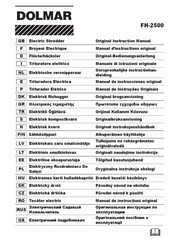 Dolmar FH-2500 Manuel D'instructions Original