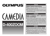 Olympus CAMEDIA D-400ZOOM Mode D'emploi