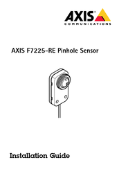 Axis Communications F7225-RE Guide D'installation