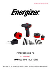 Energizer EZPV12VAC Manuel D'instructions