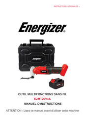 Energizer EZMT20V4A Manuel D'instructions