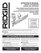 RIDGID R350RHD Manuel D'utilisation