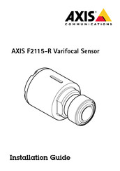 Axis Communications F2115-R Guide D'installation