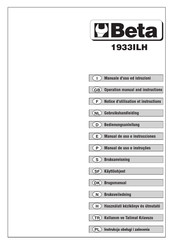 Beta 1933ILH Notice D'utilisation Et Instructions