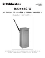 LiftMaster BG790 Manuel D'instructions