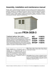 Palmako FR34-3828-3 Assemblage, Manuel De Montage Et D'entretien