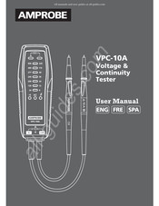 Amprobe VPC-10A Manuel De L'utilisateur