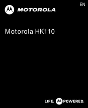 Motorola HK110 Manuel D'utilisation
