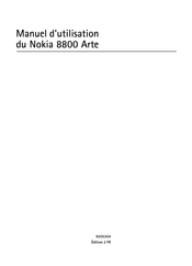Nokia 8800 Arte Manuel D'utilisation