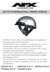 AFX FX-70 Mode D'emploi
