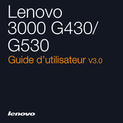 Lenovo 3000 G430 Guide D'utilisateur