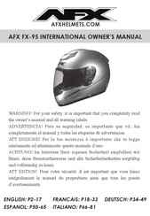 AFX FX-95 Mode D'emploi