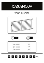 Casanoov VOGEL 350C160 Instructions D'installation