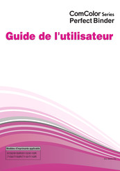 Riso ComColor Perfect binder G Guide De L'utilisateur