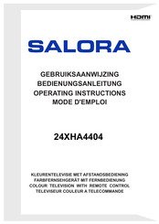 Salora 24XHA4404 Mode D'emploi