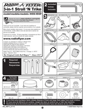 Radio Flyer 3-in-1 Stroll 'N Trike 456 Manuel D'instructions