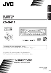 JVC KD-G411 Manuel D'instructions