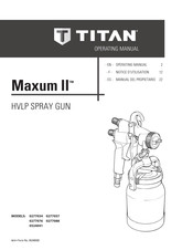 Titan Maxum II Notice D'utilisation