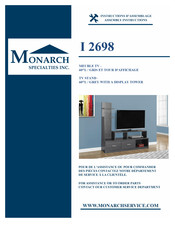 Monarch Specialties I 2698 Instructions D'assemblage