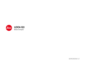 Leica Q3 Mode D'emploi