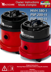 Numatic Nacecare PSP 200-11 Mode D'emploi