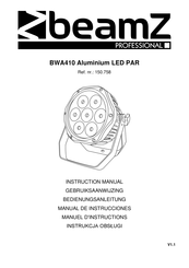 Beamz professional BWA410 Manuel D'instructions