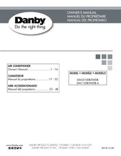 Danby DAC0100B5WDB Manuel Du Propriétaire