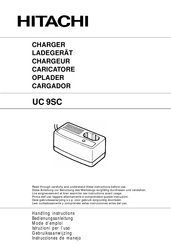 Hitachi UC 9SC Mode D'emploi