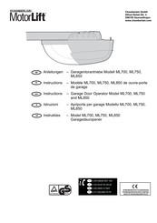 Chamberlain MotorLift ML700 Instructions