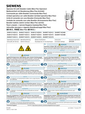 Siemens 3VA9137-0CK72 Notice D'utilisation