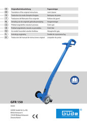 Güde 94449 Traduction Du Mode D'emploi D'origine