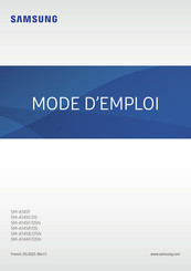 Samsung SM-A146P/DSN Mode D'emploi