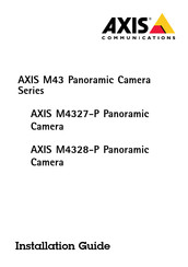 Axis Communications M4327-P Guide D'installation