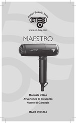 ETI Maestro TH23 Notice D'utilisation