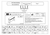 Elle Décoration BSAUD02BS02 Notice De Montage