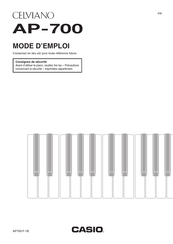 Casio CELVIANO AP-700 Mode D'emploi