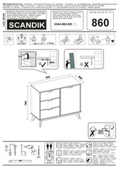 Inter-Furn SCANDIK 2044-860-B9 Instructions De Montage