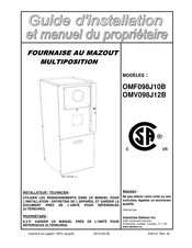 Dettson OMV098J12B Guide D'installation Et Manuel Du Propriétaire